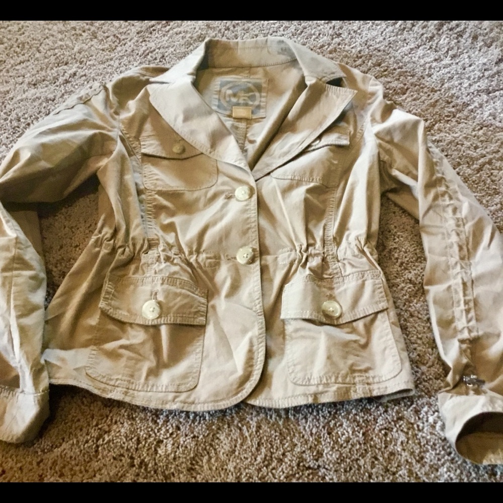 Tan blazer casual